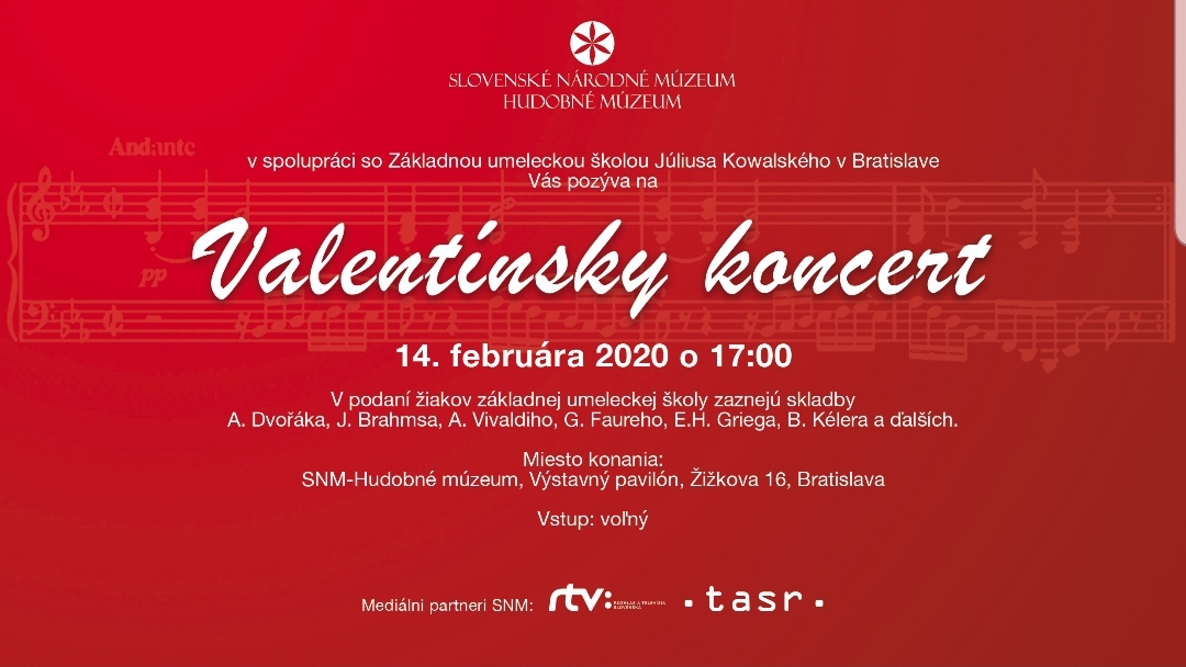 Valentínsky koncert v múzeu