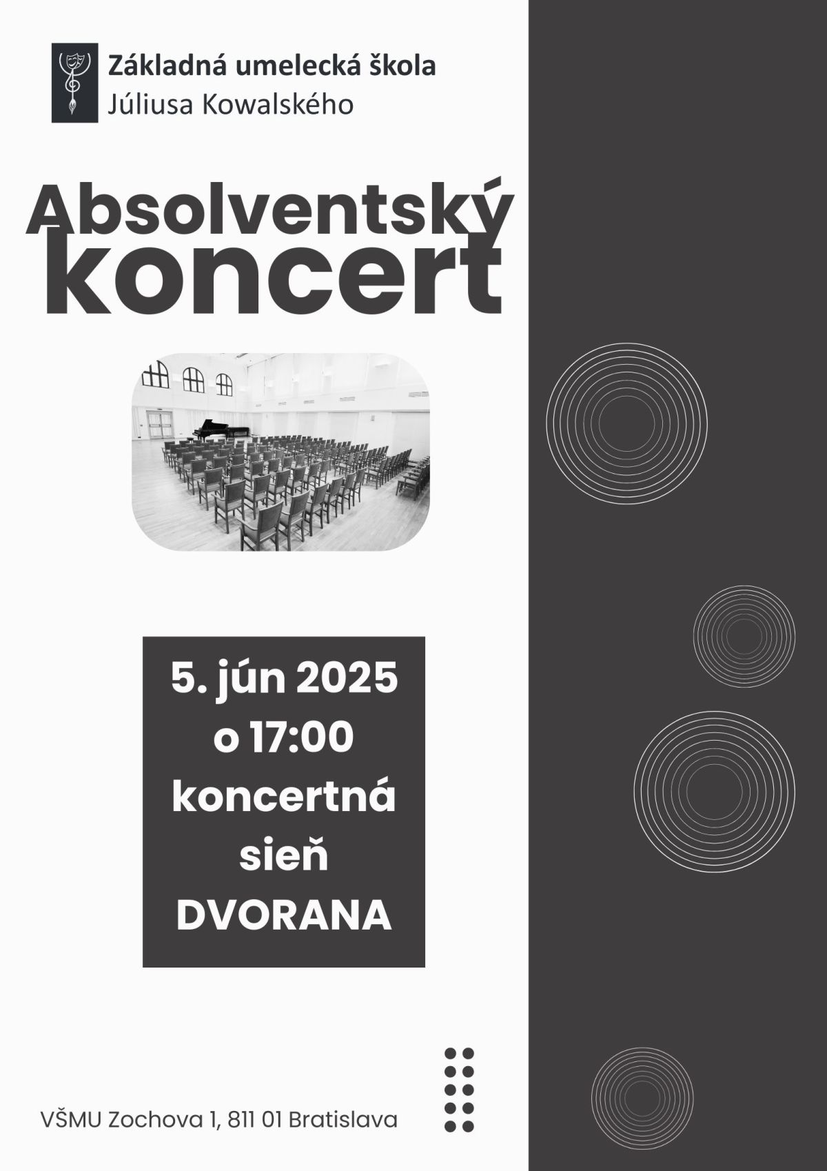 ABSOLVENTSKÝ KONCERT 5. 6. 2025