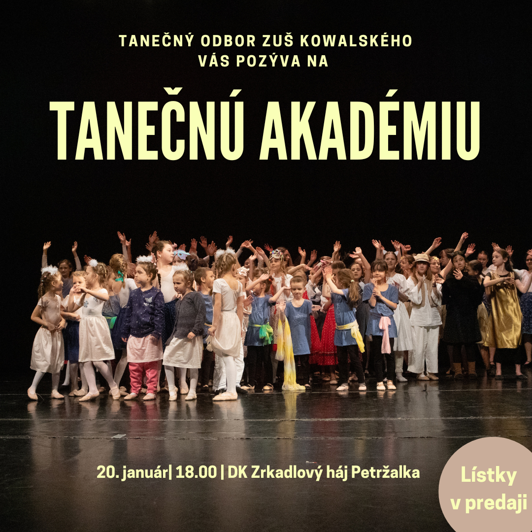 Tanečná akadémia 2024/2025 v Zrkadlovom háji